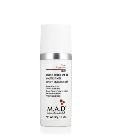 M.A.D. Увлажняющий и матирующий крем- основа под макияж с защитой spf 50, 50 гр (M.A.D., Sun Protection)