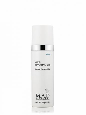 M.A.D. Гель с 10% бензоил пероксидом для кожи с выраженными признаками акне рн 5,0, 30 гр (M.A.D., Acne)