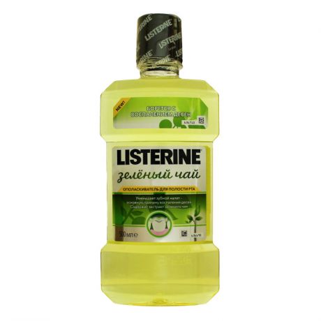 LISTERINE Ополаскиватель для полости рта «Зеленый чай» 500 мл (LISTERINE, Ополаскиватели)