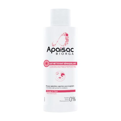 Biorga Апезак Очищающее молочко для снятия макияжа 200 мл (Biorga, Apaisac)