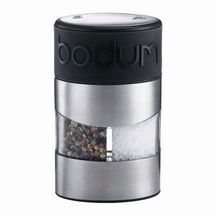 Мельница для соли и перца Twin 11002-01, цвет черный, Bodum 11002-01 Bodum