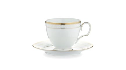 Чашка чайная с блюдцем "Хэмпшир, золотой кант" (250 мл) NOR4335-402/4335-403 Noritake