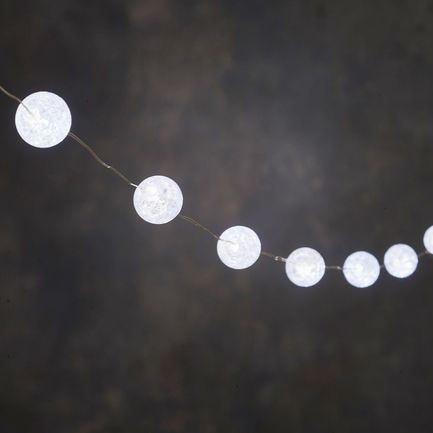 Гирлянда с белыми шариками, с режимом мигания, 30 ламп, 2.9 м 84899 Luca lights