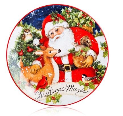 Тарелка закусочная "Магия Рождества. Бельчонок", 23 см CER28286-1 Certified International Corp