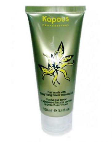 Kapous Professional Маска для волос с эфирным маслом цветка дерева Иланг-Иланг 100 мл (Kapous Professional, Ilang Ilang)