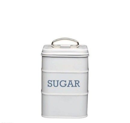 Емкость для хранения сахара, 11х11х17 см, серая LNSUGARGRY Kitchen Craft