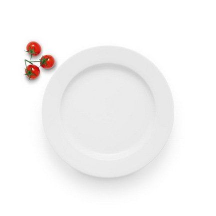 Тарелка обеденная Legio, белая, 25x2.7 см 886225 Eva Solo