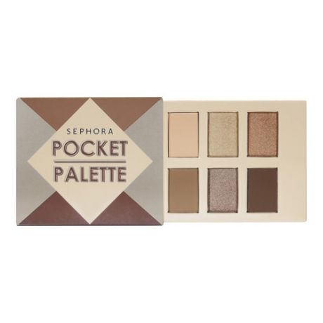 SEPHORA COLLECTION Pocket Palette Палетка теней 6 оттенков Warm brown tones