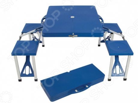 Набор складной мебели: стол и скамейки Ecos TD-12