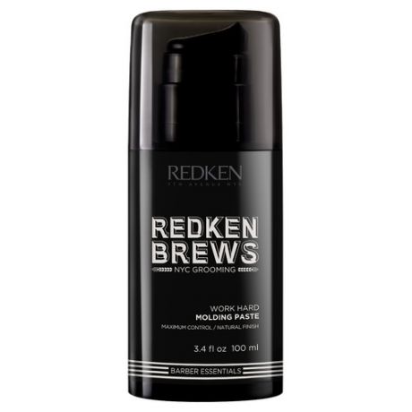 Redken BREWS WORK HARD Паста моделирующая мужская сильной фиксации