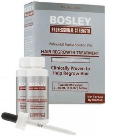 Bosley Усилитель роста волос (для мужчин) 60 млх2 (Bosley, Regular Strength)