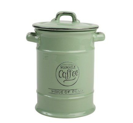 Емкость для хранения кофе Pride of Place Old Green, 11.5х18 см, зеленая 10501 T&G