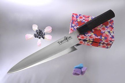 Нож для тонкой нарезки Zen, 21 см, сталь VG-10, 3 слоя FD-569 Tojiro