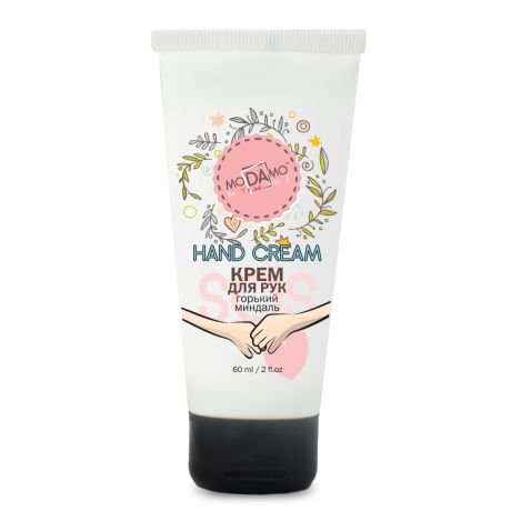 moDAmo Крем для рук Hand Cream SOS "Горький миндаль", 60 мл (moDAmo, Be yourself)