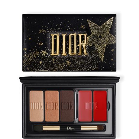 Dior Golden Nights Новогодняя палетка для макияжа глаз и губ