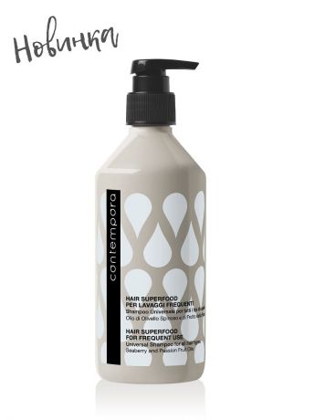 Barex Шампунь универсальный для всех типов волос с маслом облепихи и маслом маракуйи 500 мл (Barex, Contempora)