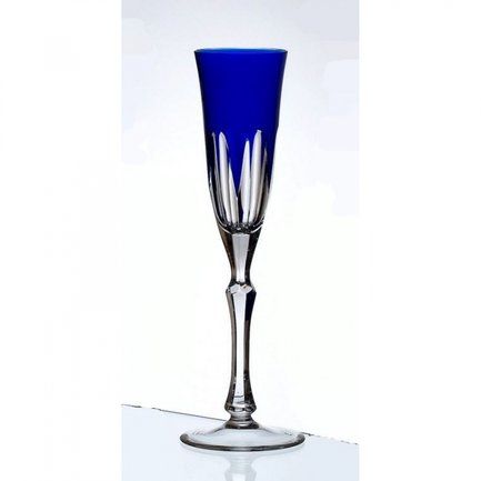 Фужер для шампанского Loreley (130 мл), синий 1/64594/51354/48332 Ajka Crystal