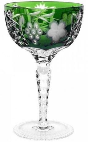 Фужер для шампанского Grape (210 мл), темно-зеленый 1/emerald/64576/51380/48359 Ajka Crystal