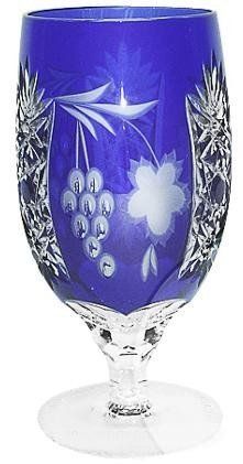 Фужер Grape (450 мл), синий 1/cobaltblue/64573/51380/48359 Ajka Crystal