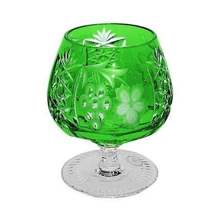 Фужер для коньяка Grape (300 мл), темно-зеленый 1/emerald/64574/51380/48359 Ajka Crystal