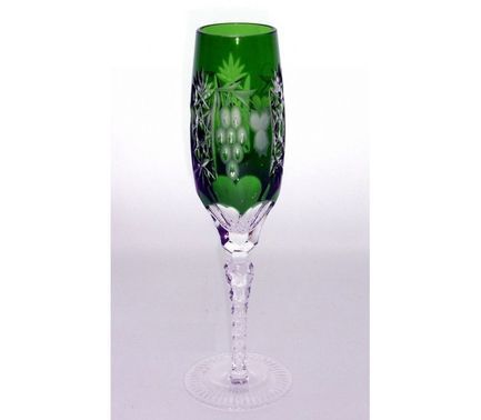 Фужер для шампанского Grape (180 мл), темно-зеленый 1/emerald/64582/51380/48359 Ajka Crystal
