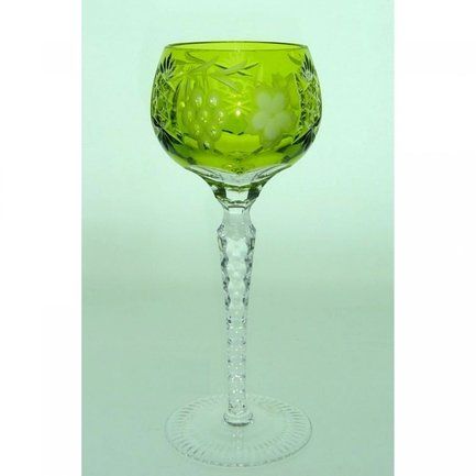 Фужер для вина Grape (220 мл), светло-зеленый 1/reseda/64581/51380/48359 Ajka Crystal