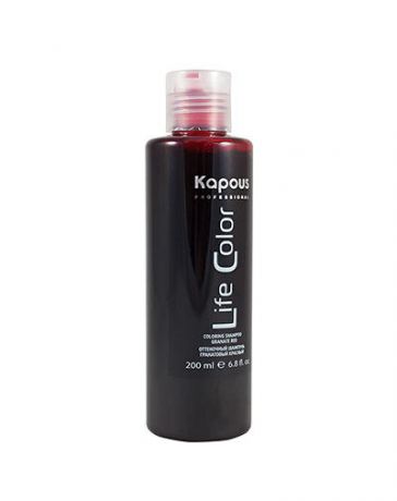 Kapous Professional Оттеночный шампунь для волос Life Color Гранатовый красный 200 мл (Kapous Professional, Life Color)