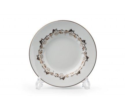Набор тарелок глубоких Mimosa Lierre Or, 22 см, 6 шт. 539124 947 Tunisie Porcelaine