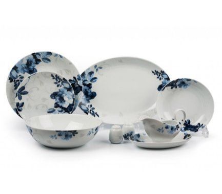 Сервиз столовый Monalisa Jardin Bleu, 24 пр 729024 1780 Tunisie Porcelaine