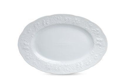 Блюдо овальное Vendange Mat Blanc, 36 см 3101236 Tunisie Porcelaine