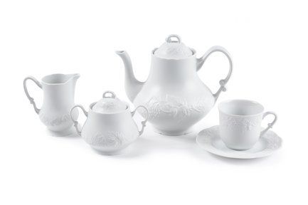 Сервиз чайный Vendange Mat Blanc, 15 пр 3109515 Tunisie Porcelaine