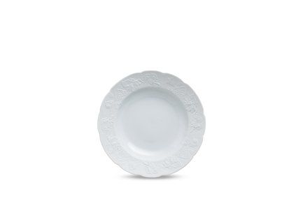 Тарелка глубокая Vendange Mat Blanc, 22 см 3100222 Tunisie Porcelaine