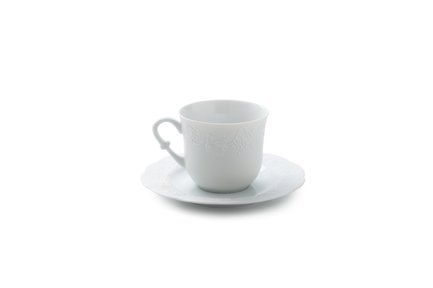 Чайная пара Vendange Mat Blanc (220 мл) 3103520 Tunisie Porcelaine