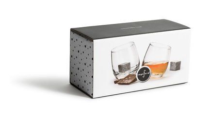 Бокалы для виски с кубиками для охлаждения, 4 пр. 5003399 Sagaform