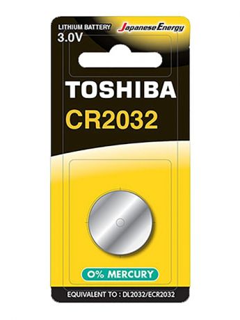 Батарейка CR2032 - Toshiba BP-1C (1шт)