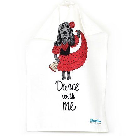 Полотенце кухонное Dance with me, 50x70 см DA70421 Daribo