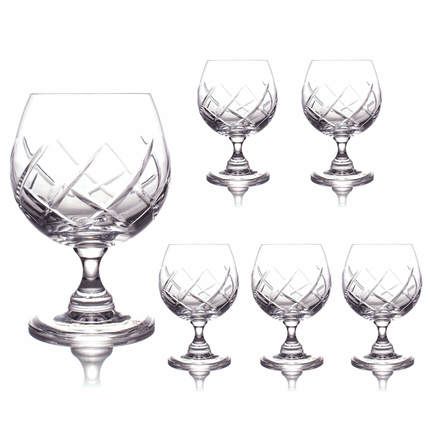 Набор бокалов для коньяка (350 мл), 12 см, 6 шт. CDP1705 Cristal de Paris