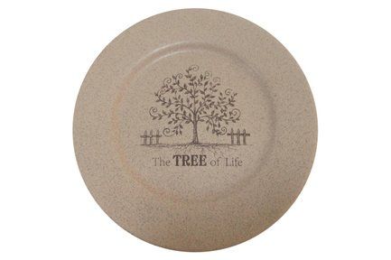Обеденная тарелка Дерево жизни, 26 см TLY802-1-TL-AL Terracotta