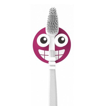 Держатель для зубной щётки Emoji, 4.7х2.7 см, фиолетовый 26350 Balvi