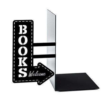 Держатель для книг BookShop, 17х10х19.5 см, черный 26531 Balvi