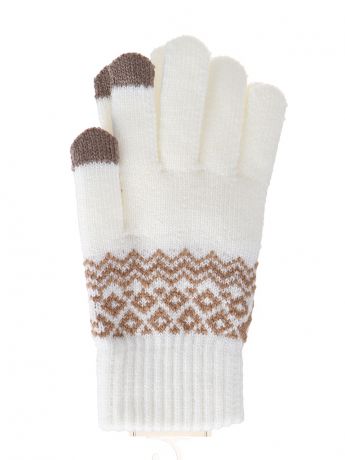Теплые перчатки для сенсорных дисплеев Activ Fashion White 123216