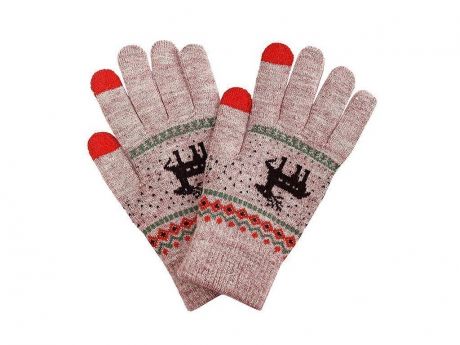 Теплые перчатки для сенсорных дисплеев Activ Fashion Light Brown 91311