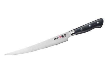 Нож кухонный филейный Pro-S, 22.4 см SP-0048F/K Samura