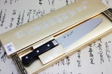Нож кухонный Сантоку, 17 см TU-9001 Shimomura