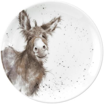Тарелка десертная Забавная фауна Ослик, 16.5 см RWC WN4093-XW-Donkey Royal Worcester