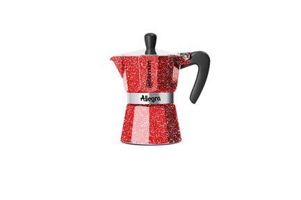 Гейзерная кофеварка Allegra Rubino (120 мл), на 3 чашки 0005612 Aeternum