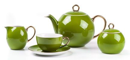 Чайный сервиз Monalisa Rainbow Or,15 пр., фисташковый 559511 3128 Tunisie Porcelaine
