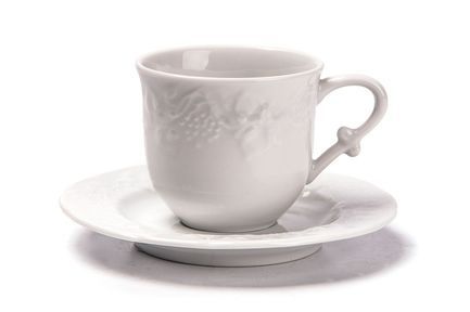 Чайная пара Vendange (200 мл), белая 693520 Tunisie Porcelaine