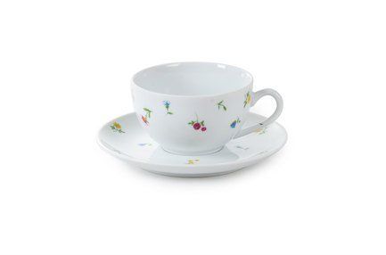 Чайная пара Английский сад (200 мл) 6103520 2466 Tunisie Porcelaine