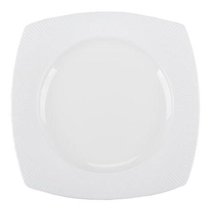 Тарелка квадратная Ginseng, 21.5х21.5 см, белая S0513 Chef&Sommelier